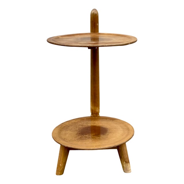 Danish Modern Tray Side Table in Oak by Edmund Jørgensen, 1950s For Sale