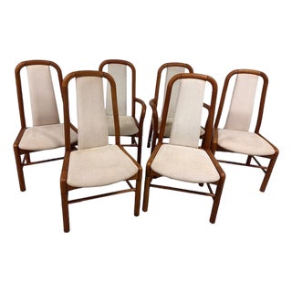 Mid Century Modern Dining Chairs by Benny Linden / Set of Six For Sale