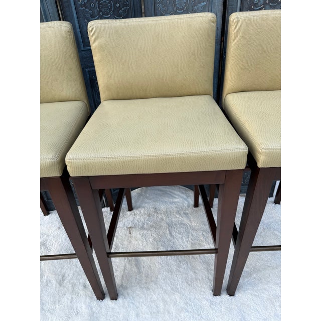 Wood Set of 3 Stools Designed by John Black for Bolier & Company For Sale - Image 7 of 16