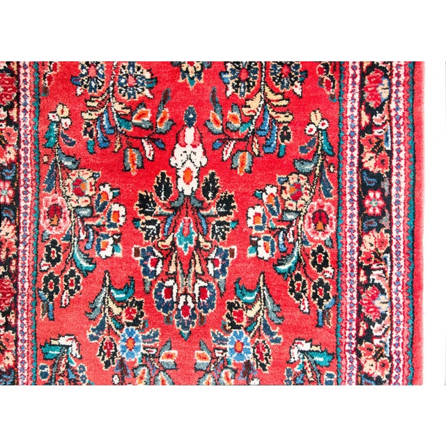 Persian Early 20th Century Sarouk Runer For Sale - Image 3 of 15