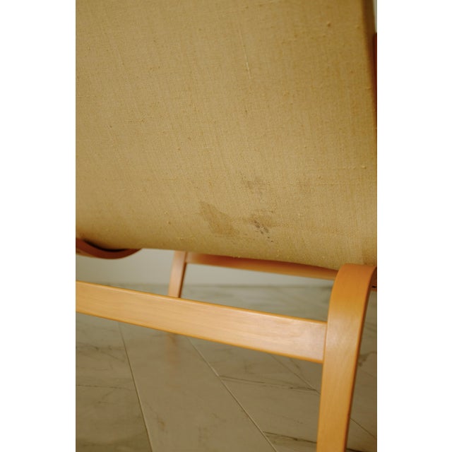 Leather and Canvas Pernilla Chair by Bruno Mathsson For Sale - Image 14 of 16