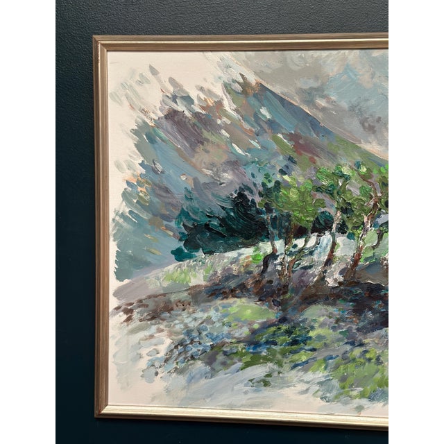 Mid-Century Modern Bengt Andersson Råssbyn, Large Telemarken, Gausta, 1975, Oil on Canvas, Framed For Sale - Image 3 of 18
