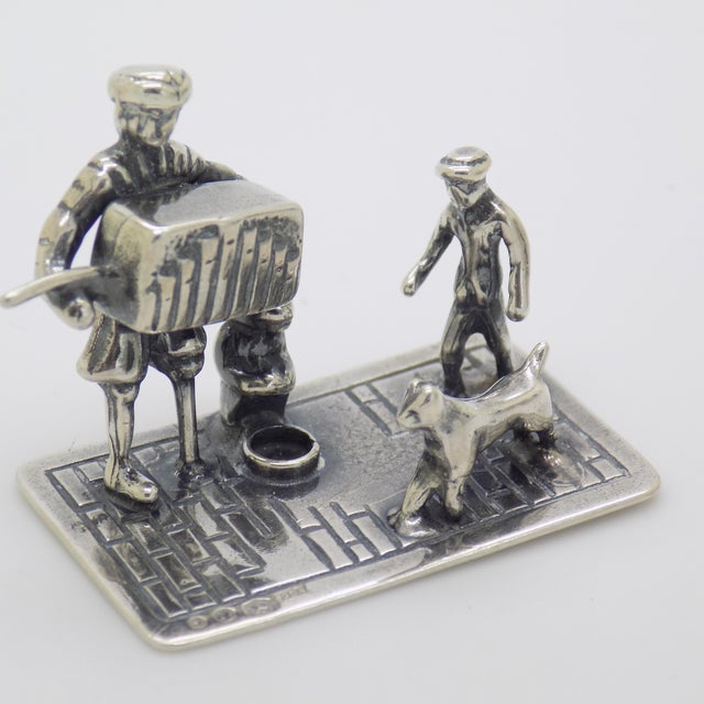 1940s Vintage British Handmade Genuine Sterling Silver 925 Figurine, 1940s For Sale - Image 5 of 13