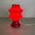 German Mushroom Red Glass Desktop Light from Hustadt Lights, 1970s For Sale - Image 15 of 17