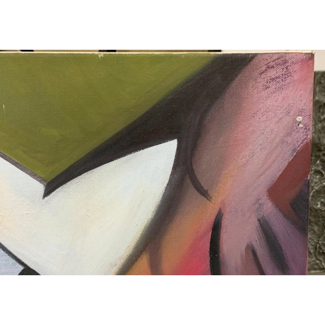 Mid 20th Century Bad Ass Bosoms Abstract Painting For Sale - Image 5 of 12