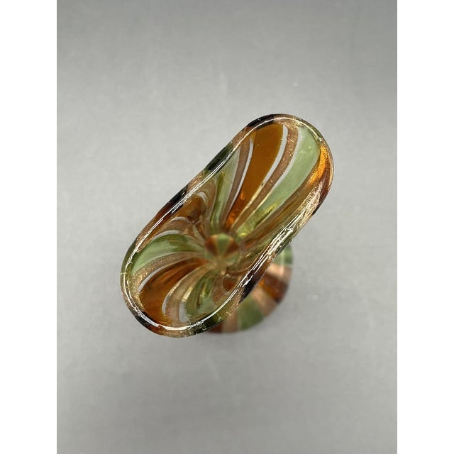 Antique Salviati Filigree Murano Glass Vases, Set of 2 For Sale - Image 11 of 13