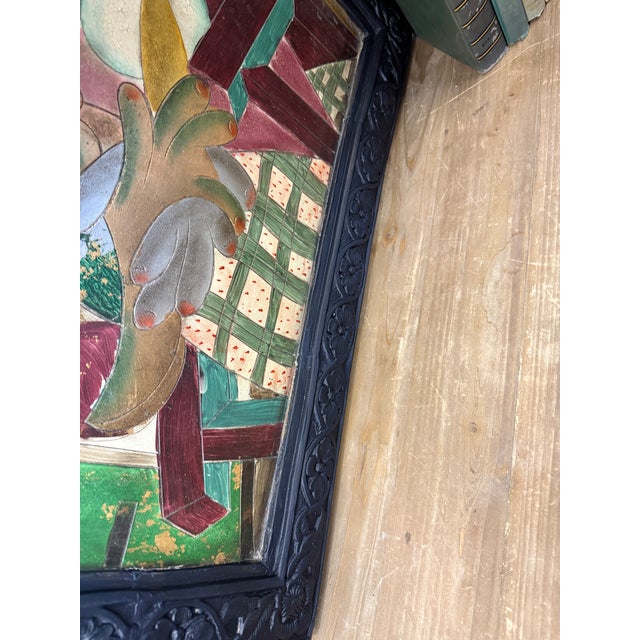 Modernist Italian Vintage Cast Wall Panel Art Piece For Sale - Image 6 of 12