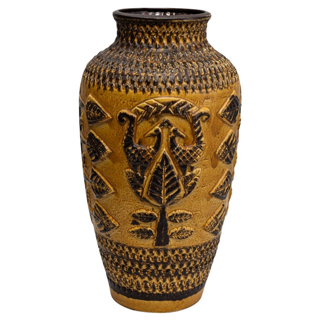 20th Century German 'W. Germany' Ceramic Vase For Sale - Image 15 of 18