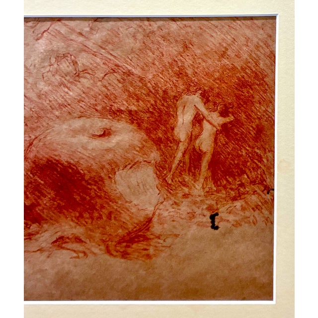Early 20th Century An Exodus From the Garden of Eden Drawn by Granville Redmond (1871-1935) For Sale - Image 5 of 7
