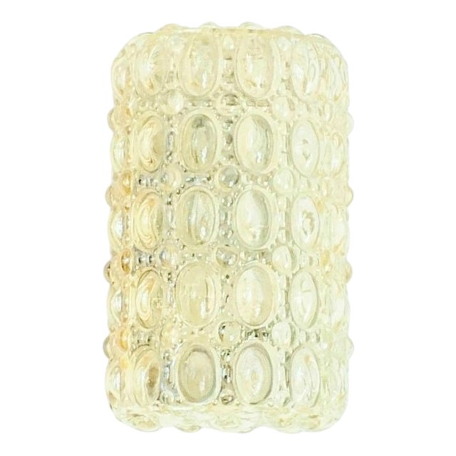 Mid-Century Amber Bubble Glass Wall Light by Helena Tynell for Limburg, Germany, 1970s For Sale