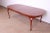 Henkel Harris Queen Anne Solid Mahogany Extension Dining Table, Newly Refinished For Sale - Image 13 of 13