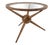 Mid-Century Modern Tripod Table in Wood and Glass attributed to Cesare Lacca, Italy, 1950s For Sale