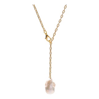 Eternal Balance Adjustable Pearl Necklace For Sale