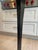 1980s Black Pavilion Side Table With Floral Patterns and Drawer For Sale - Image 12 of 15