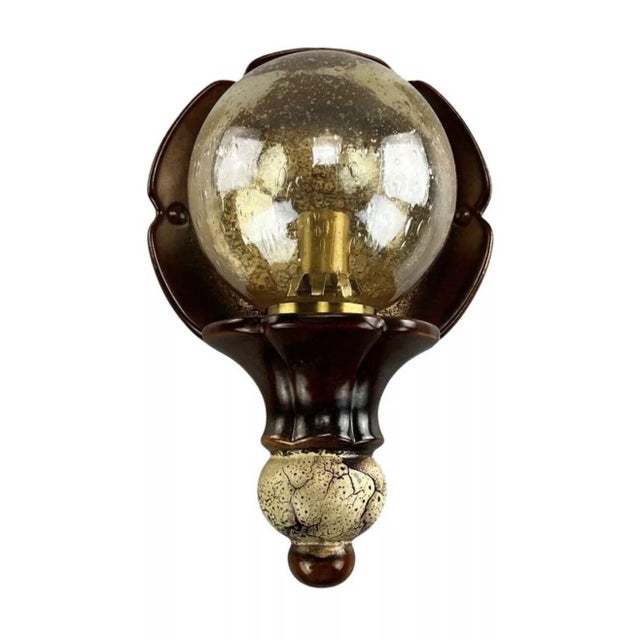 Wall Lamp in Ceramic, 1960s For Sale - Image 11 of 11