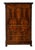 Louis Philippe Fall-Front Secretary in Flame Mahogany, 19th Century For Sale