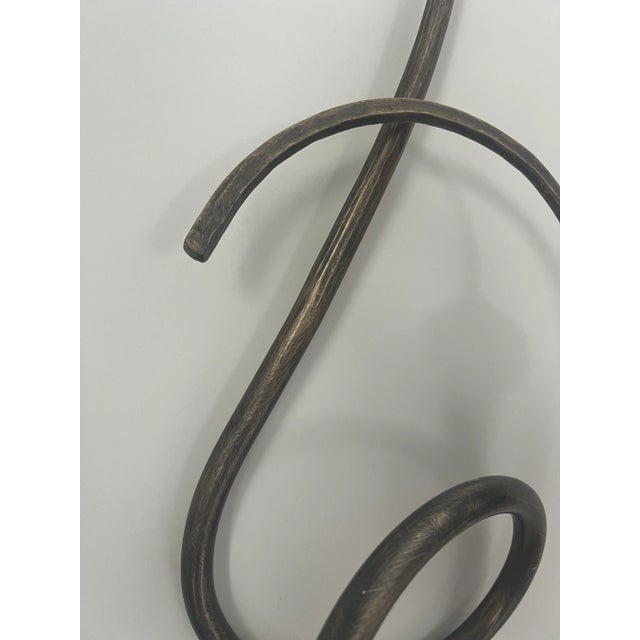 Brutalist 2000s Jack Brubaker Candlestick Sconce For Sale - Image 3 of 4