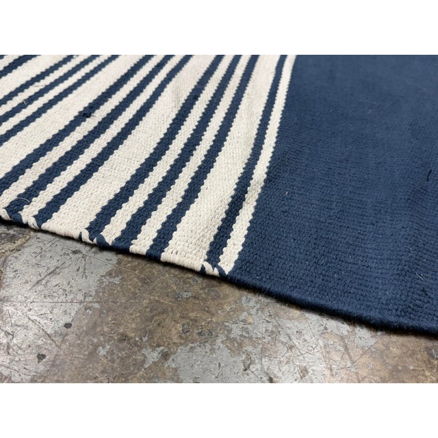7ft 7in × 10ft 1 in Serena & Lily Signature Cotton Dhurrie Rug For Sale - Image 9 of 12