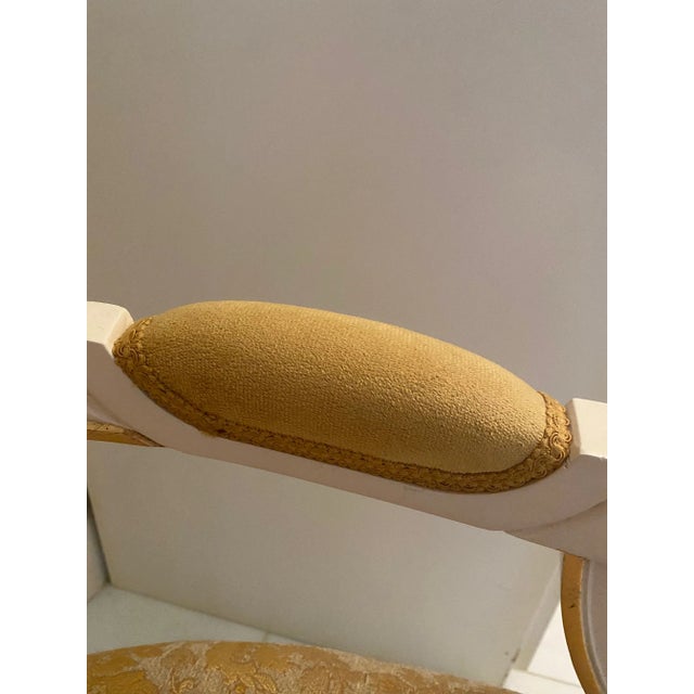 19th Century Reproduction Italian Dining Armchairs by Caspani Tino - Set of 2 For Sale - Image 9 of 13