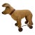 German Pull Toy Dog, Turning Head, Steiff or Thuringian Workshop, C. 1900 - 1915 For Sale