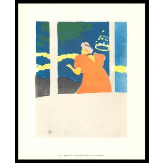 1974 Henri De Toulouse-Lautrec Collotype "Aux Ambassedeurs" (At the Ambassadors) For Sale