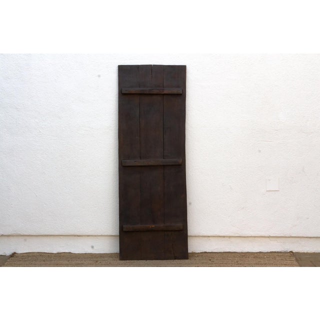 66" Tall Dark Espresso Carved Nupe Door For Sale In Los Angeles - Image 6 of 6