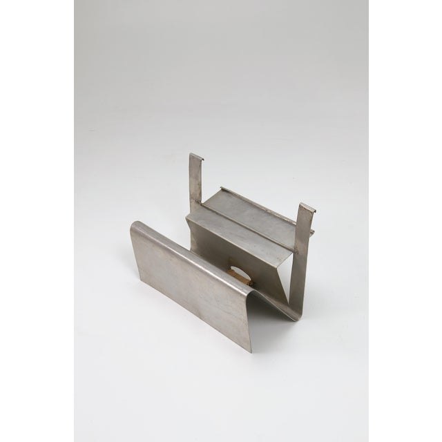 Silver Prototype Magazine Holder by Rob Parry, 1940s For Sale - Image 8 of 12