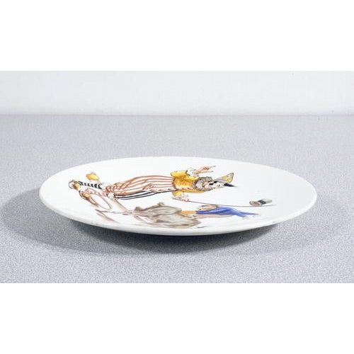 Pagliacci Plates from S. C. Richard, 1890s, Set of 5 For Sale - Image 14 of 18