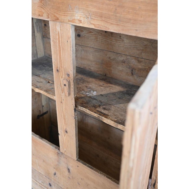 Antique French Pinewood Cabinet For Sale - Image 4 of 7