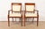A gorgeous pair of modern Regency style armchairs or dining captain chairs By Baker Furniture USA, Circa Late 20th Century...