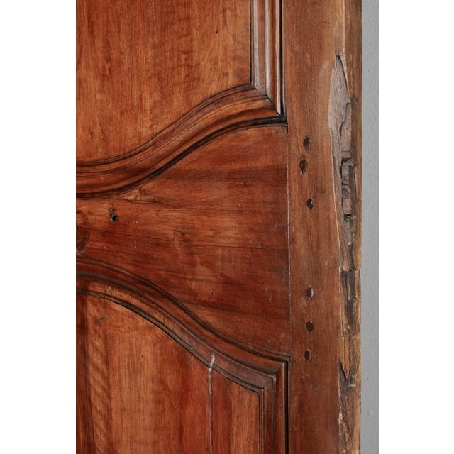 19th Century French Louis XV Style Walnut Door For Sale - Image 4 of 6
