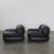 Pair of 1970’s Adriano Piazzesi Stitched Leather Lounge Chairs For Sale - Image 13 of 18