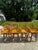1970s Vintage 1980s Virginia House Solid Oak Windsor Swivel Bar Stools - Set of 4 For Sale - Image 5 of 14