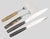 Metal Vintage English Polished Natural Horn Cutlery, Service for 12 For Sale - Image 7 of 11