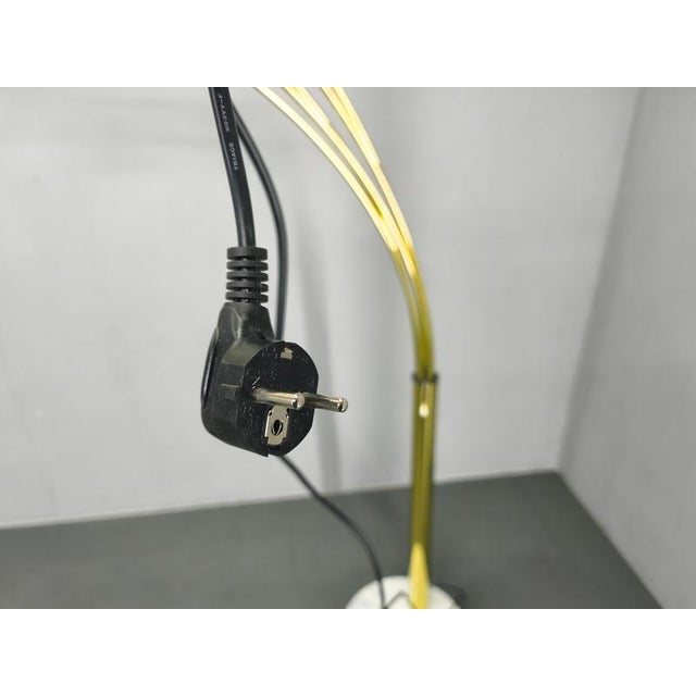 Danish Arc Floor Lamp in Brass and Marble from Bilka, 1970s For Sale - Image 13 of 16