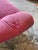 19th Century French Napoleon III Button-Tufted Fuchsia Brushed Cotton Settee For Sale - Image 10 of 10