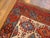 Mid 19th Century 1850s Ivory Geometric Tribal Antique n.w. Persian Rug 3'10" X 9'4" Handmade Wool Carpet For Sale - Image 5 of 10