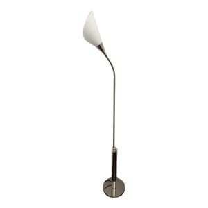 1980s Florian Schulz Fen-Sd Adjustable Chrome Floor Lamp — German Mid-Century Modern Lighting