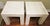 These Matched Pair Tessellated Bovine Bone Parsons Style End Tables from the 1980s are a stunning addition to any indoor...