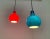 Mid-Century Modern Mid-Century German Ah Glass Pendant Lamp from Peill & Putzler, Set of 2 For Sale - Image 3 of 18