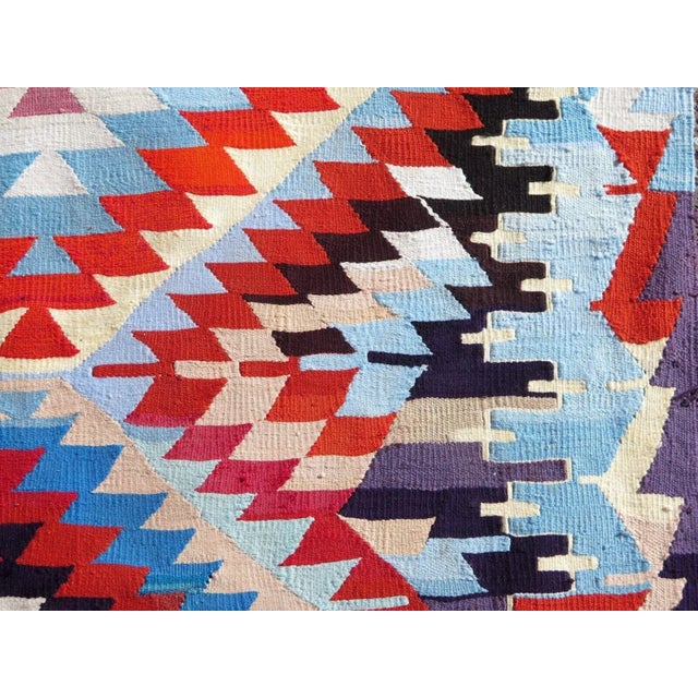 Textile 1960s Vintage Turkish Handknotted Runner Rug - 43"x117" For Sale - Image 7 of 11