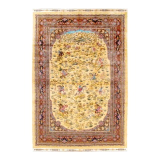 Pasargad DC Exquisite Design Paris Palace Fine Power Loom v. Silk Rug For Sale