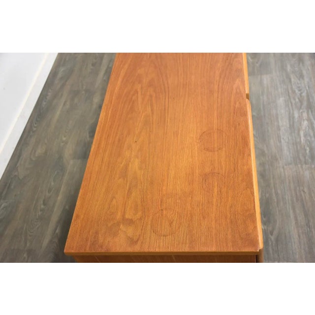 1960s Oak Mid Century Modern Desk For Sale In Boston - Image 6 of 12