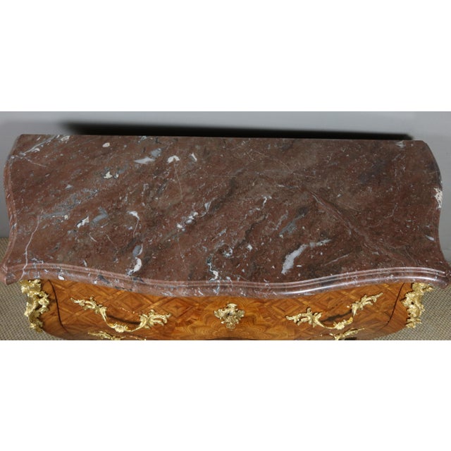 Brown Vintage Louis XV Commode, 1920s For Sale - Image 8 of 13