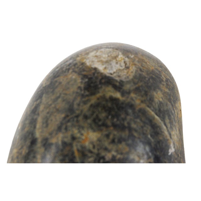 "Penguin" - Steatite Stone Hand Carved Sculpture, St. Lawrence Island Eskimo Art For Sale In Monterey, CA - Image 6 of 10