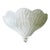 Venetian Vintage Trasparent Graniglia Murano Glass Flush Mount by Simoeng for Simoeng For Sale - Image 6 of 8