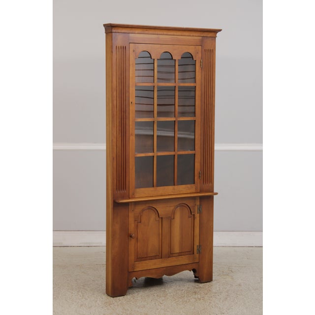 Age: Approx: 40 Years Old Details: Solid Cherry High Quality Construction Raised Panel Doors Nice Original Matching Pair...
