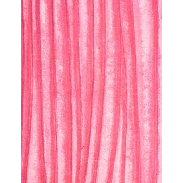 Domenick Capobianco (American, b. 1928), Color Field &nbsp;in Pink, Oil on Canvas, gradient rose stripes, apparently...