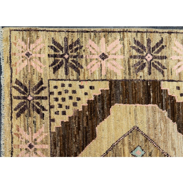 Oushak Rug 8'1" x 9'9" For Sale - Image 4 of 4