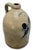 Blue Beautiful Antique American Blue Flower Decorated 3 Gallon Size Stoneware Jug by E & L P Norton in Bennington Vermont For Sale - Image 8 of 18